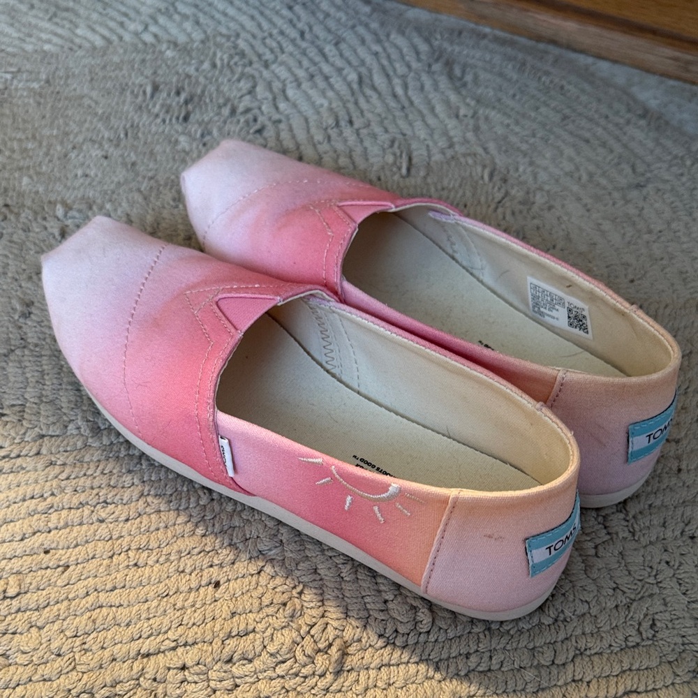TOMS Gradient Pink Slip-Ons
